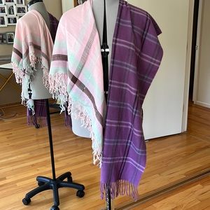 BOGO - Two Plaid Scarves